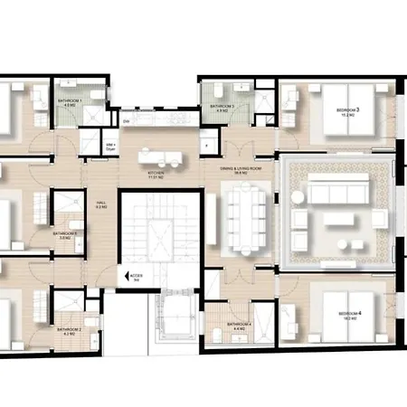 Amazing 5 Bd 5 Bathroom Next To Plaza Catalunya *